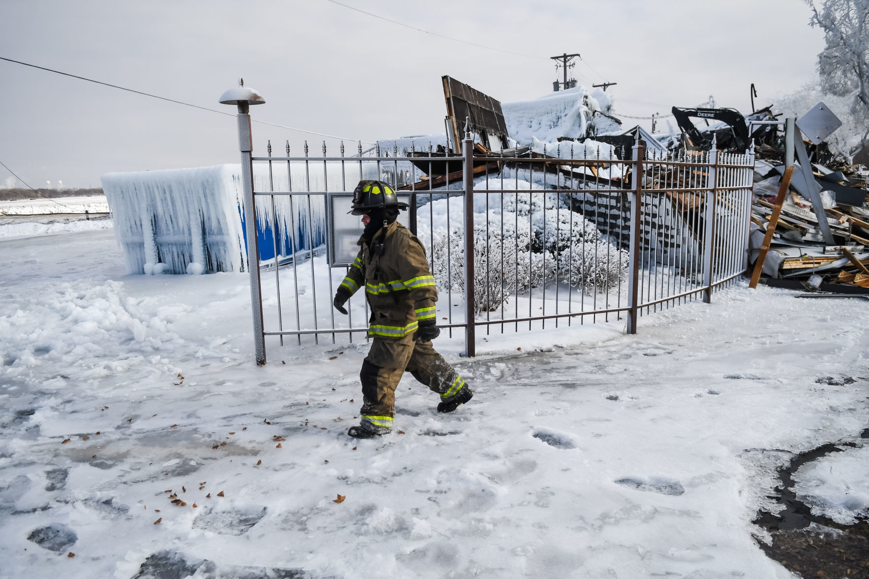 Captain's Table fire aftermath